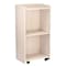 Adiroffice Mobile Hostess/Presentation Stand with Wheels ADI661-07-WHI - alternate 1